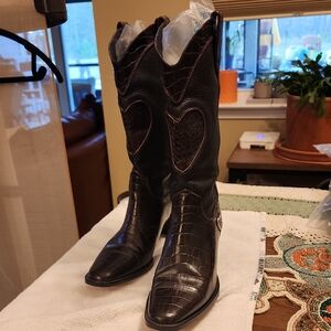 Brighton Toby Elegant Brown Leather Boots